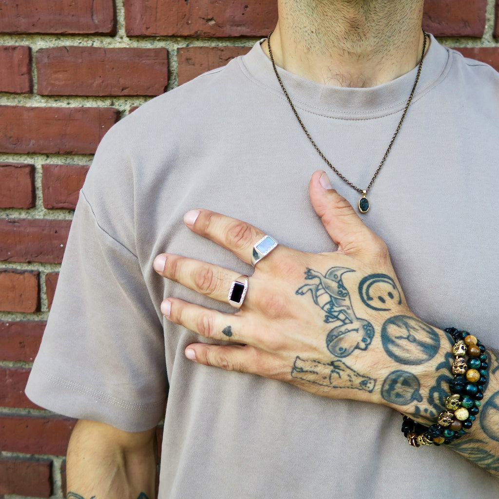 Lattice Signet Ring