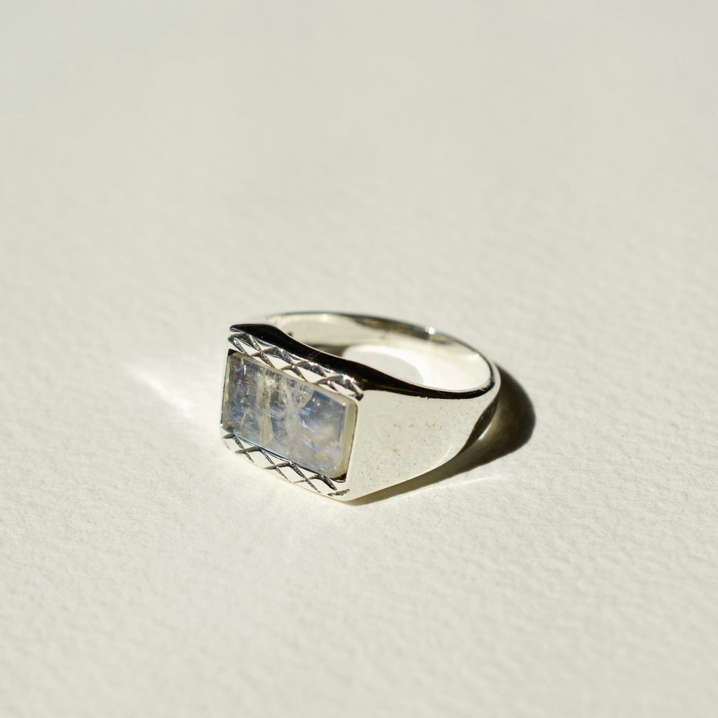 Lattice Signet Ring