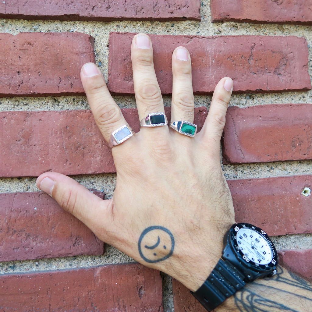 Lattice Signet Ring