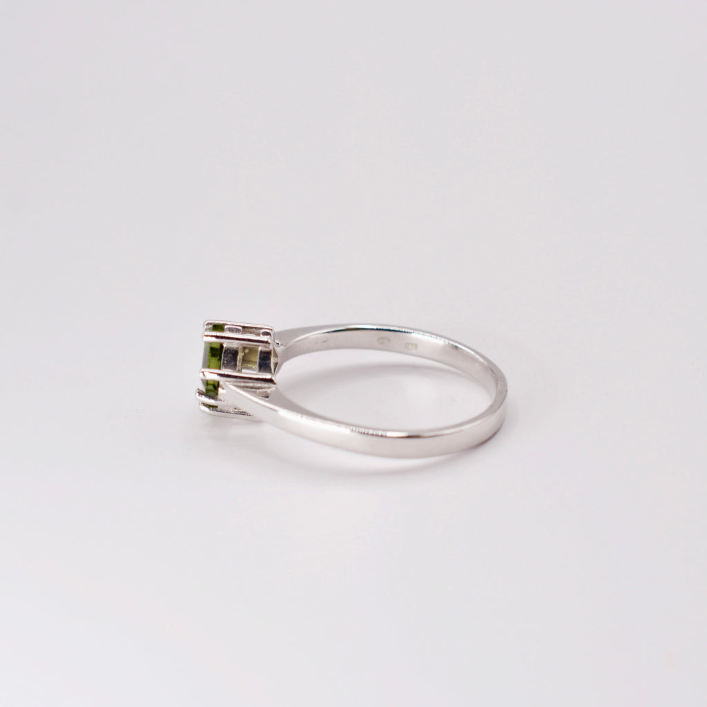 Majesty Moldavite Ring