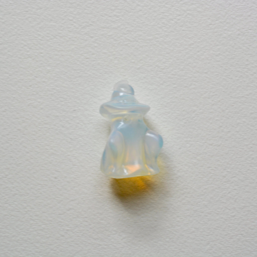 Mini Ghost with Witch Hat