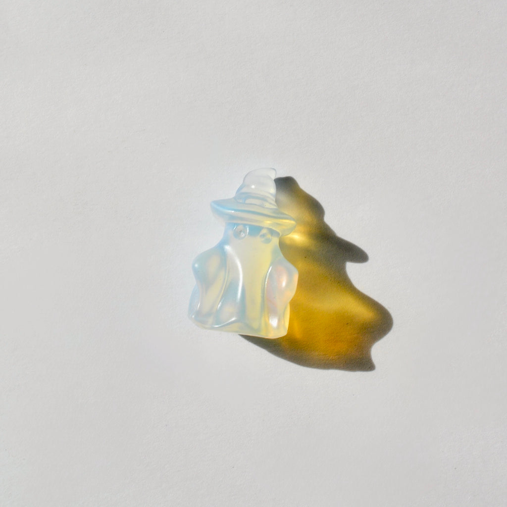 Mini Ghost with Witch Hat