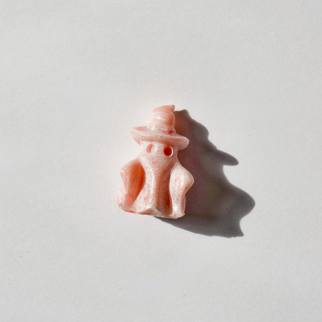 Mini Ghost with Witch Hat