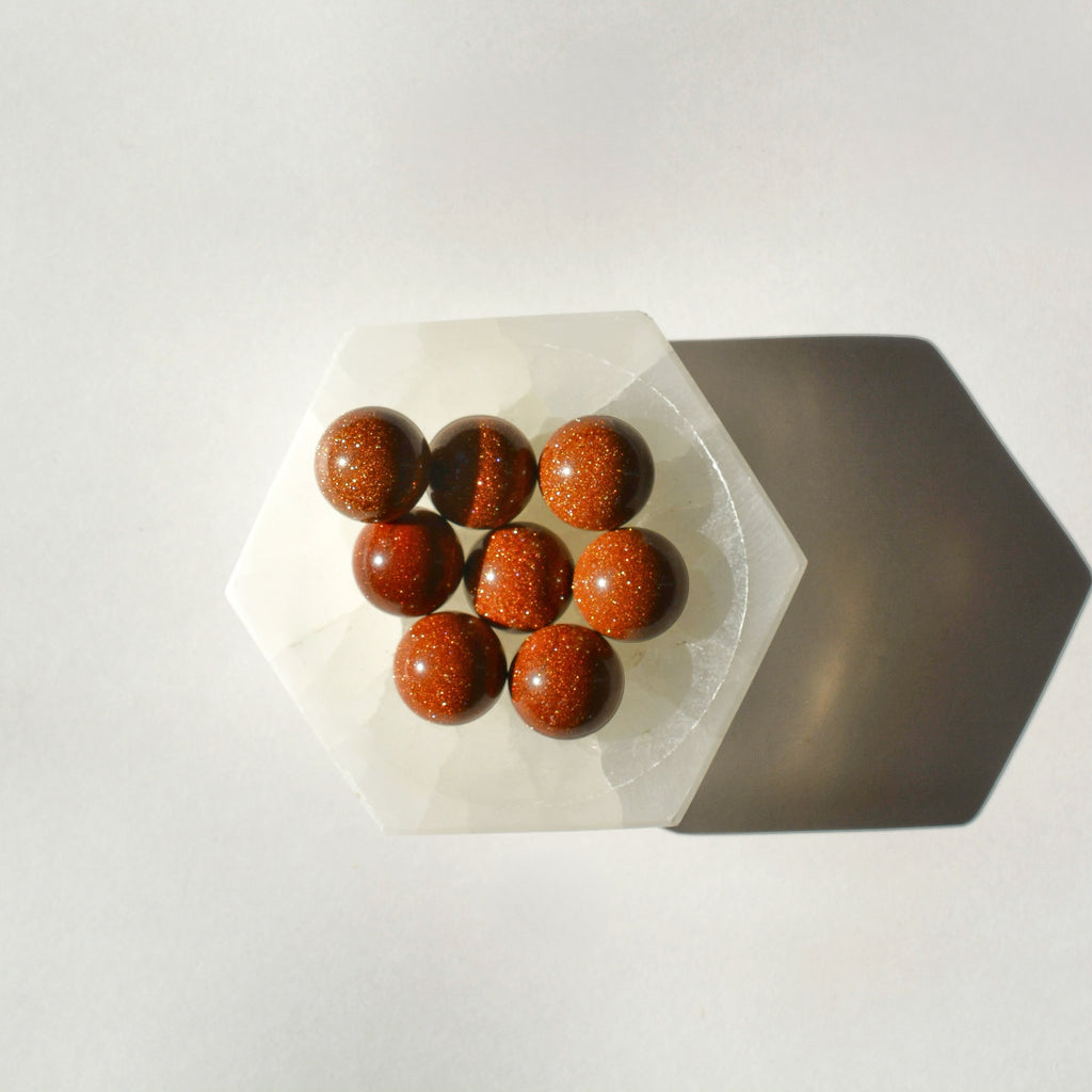 Mini Gold Sandstone Sphere