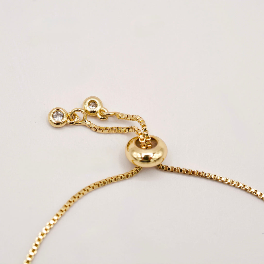 Modern Evil Eye Slider Bracelet