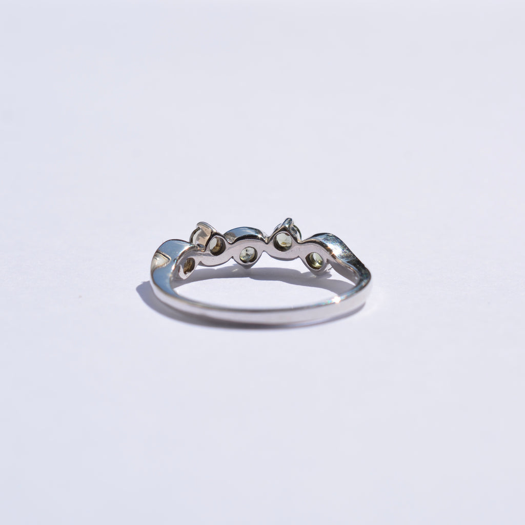 Moldavite Vine Ring