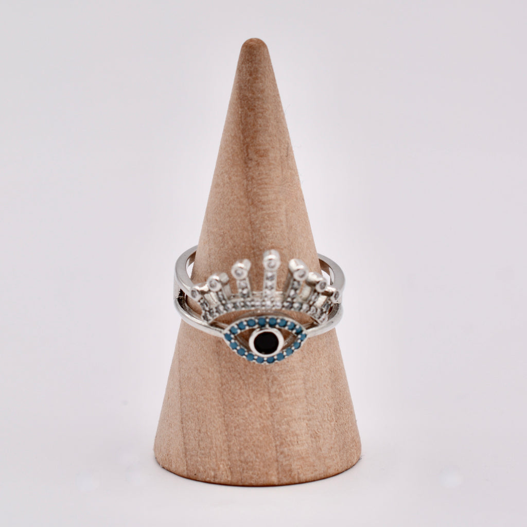 Regal Gaze Evil Eye Ring