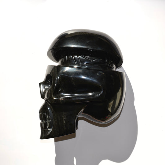 Obsidian Oracle Skull