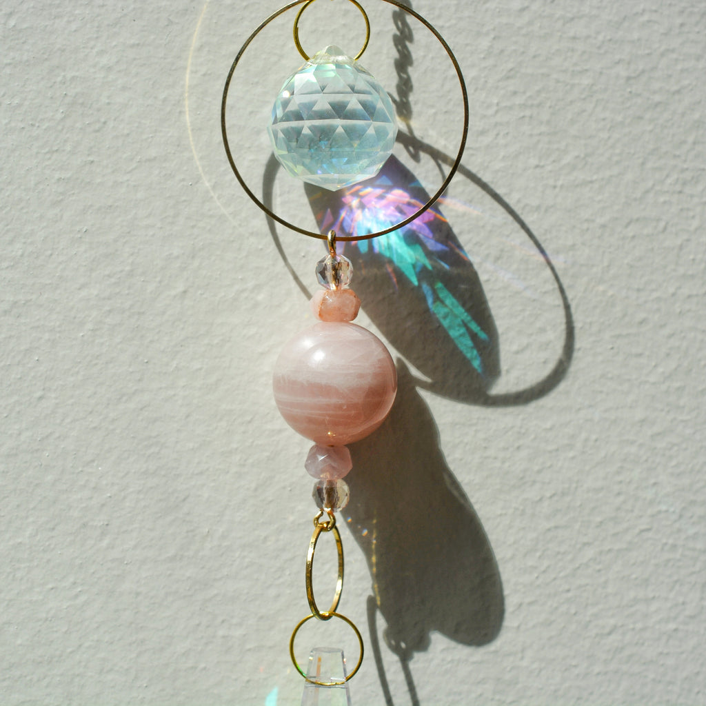 Pink Aura Shortie Suncatcher