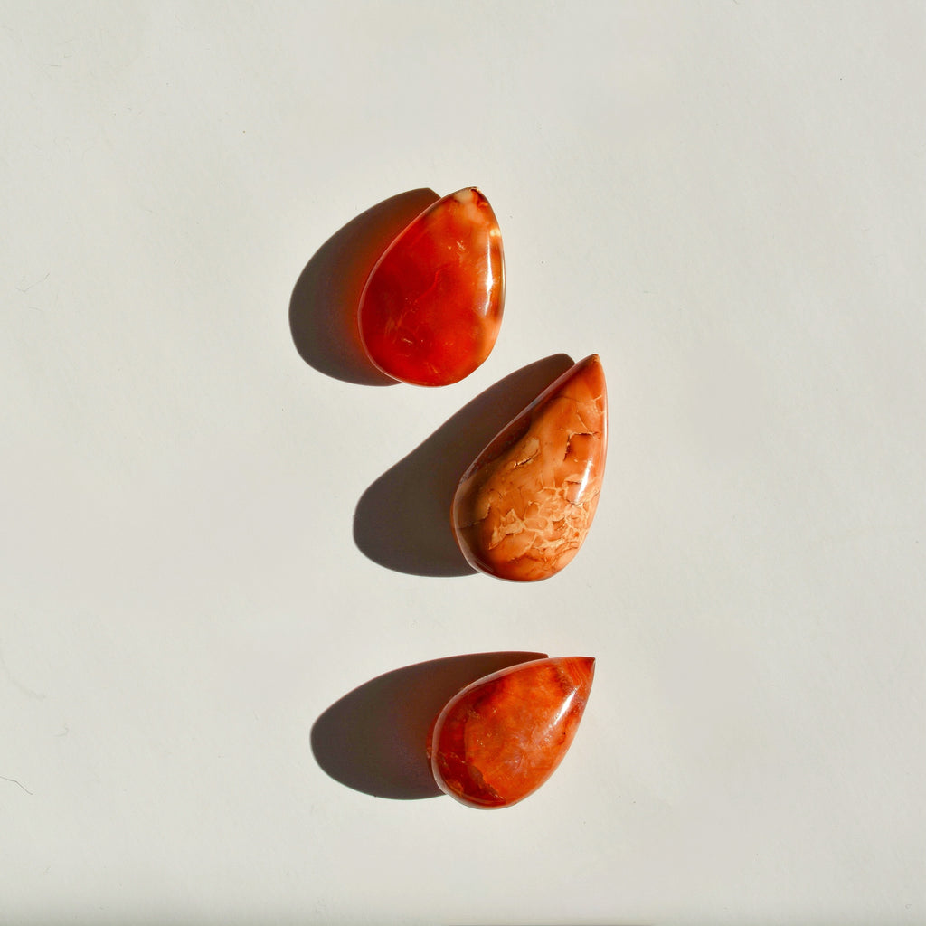 Polished Carnelian Teardrop