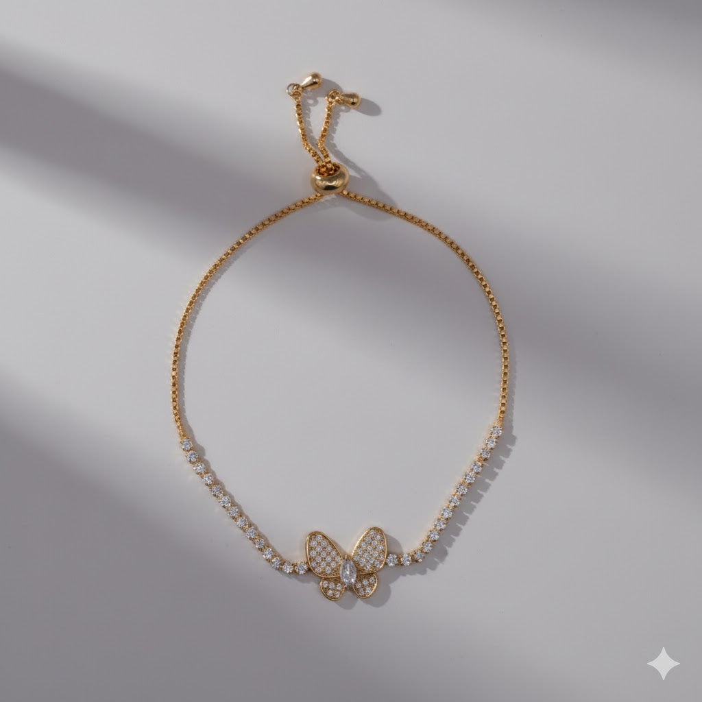 Radiant Wings Slider Bracelet