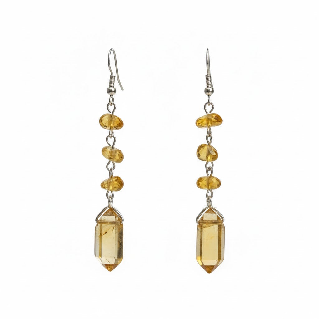 Raw Cut Radiance Earrings