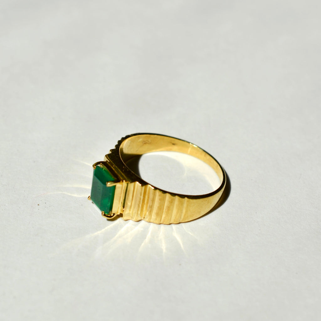 Regal Baguette Ring