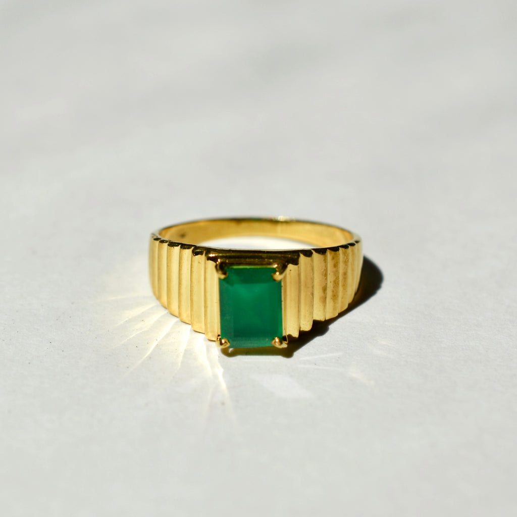 Regal Baguette Ring