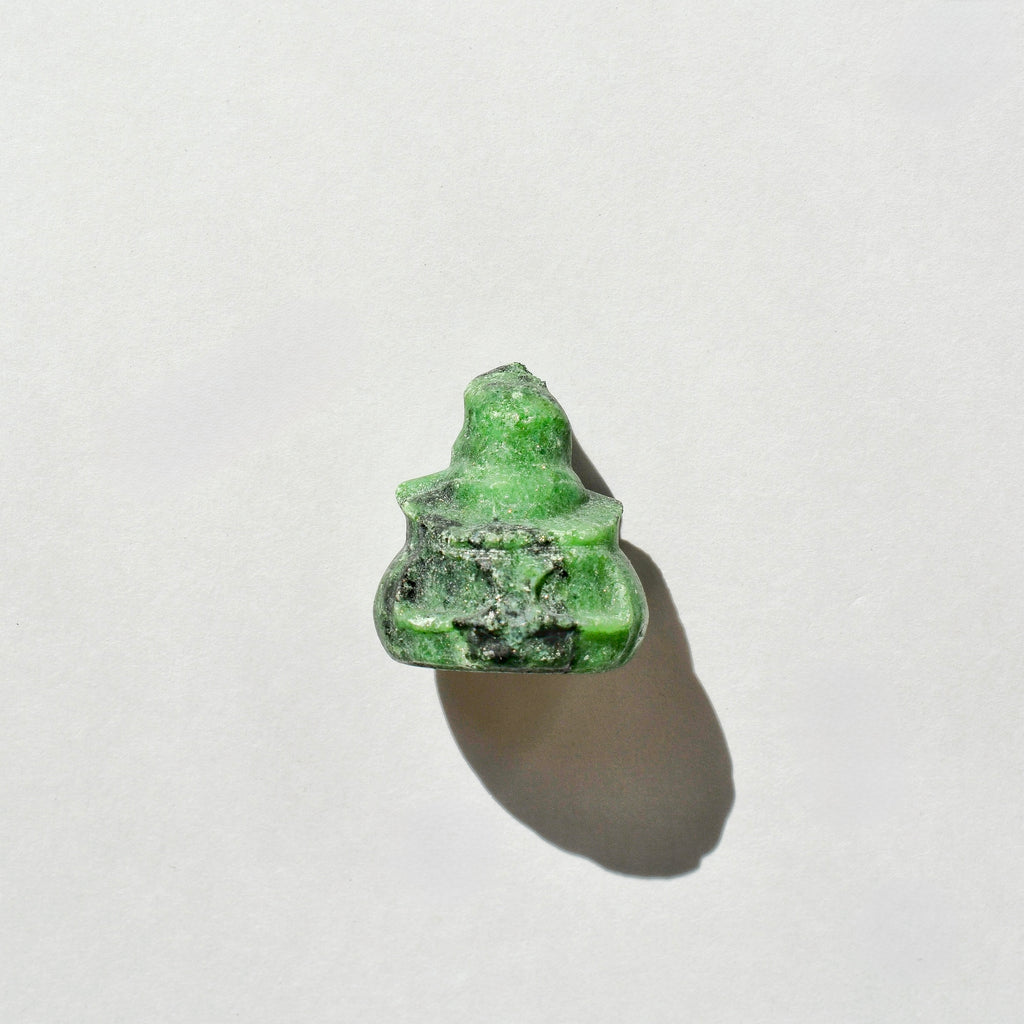 Small Crystal Jack-o-Lantern with Witch Hat