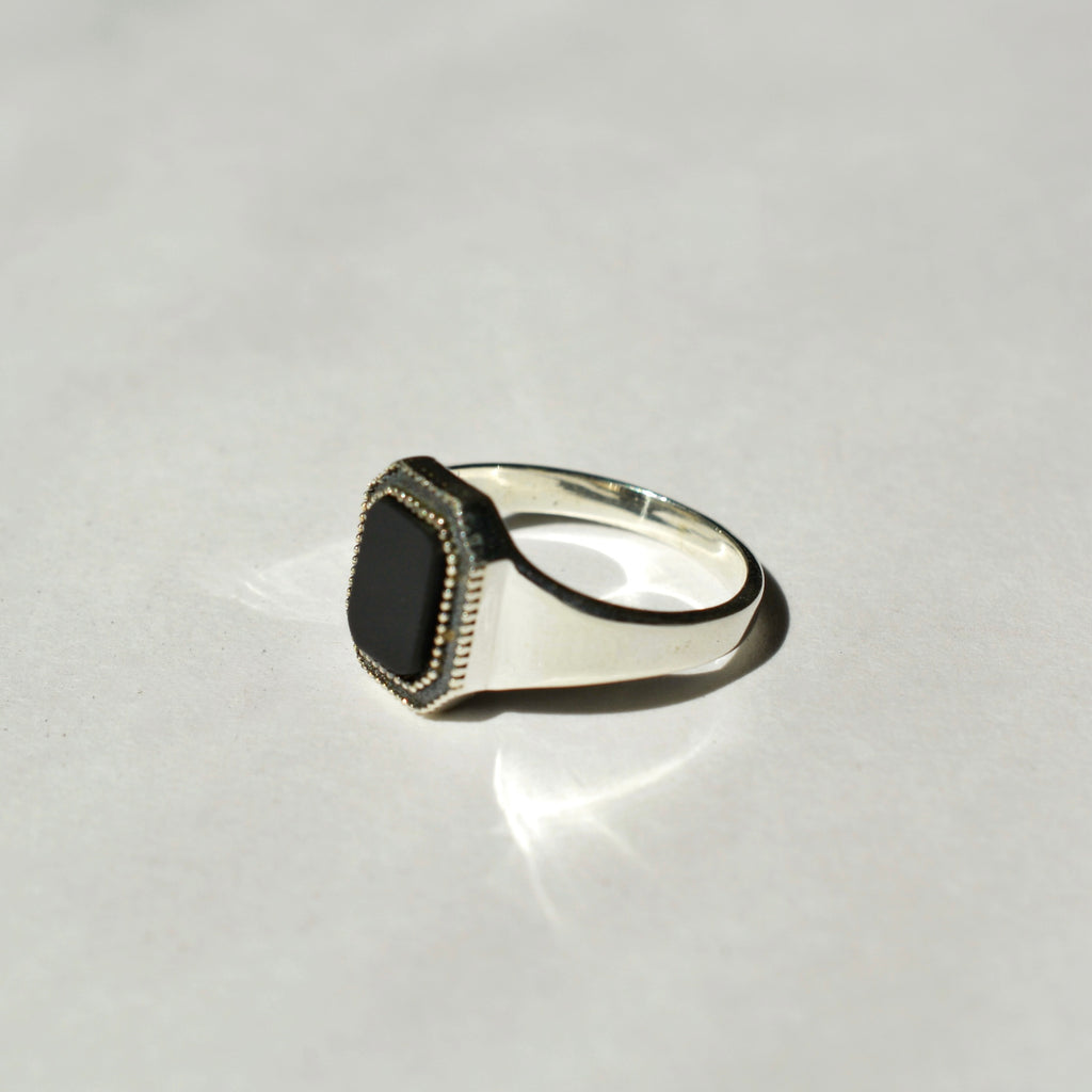 Vintage Frame Signet Ring
