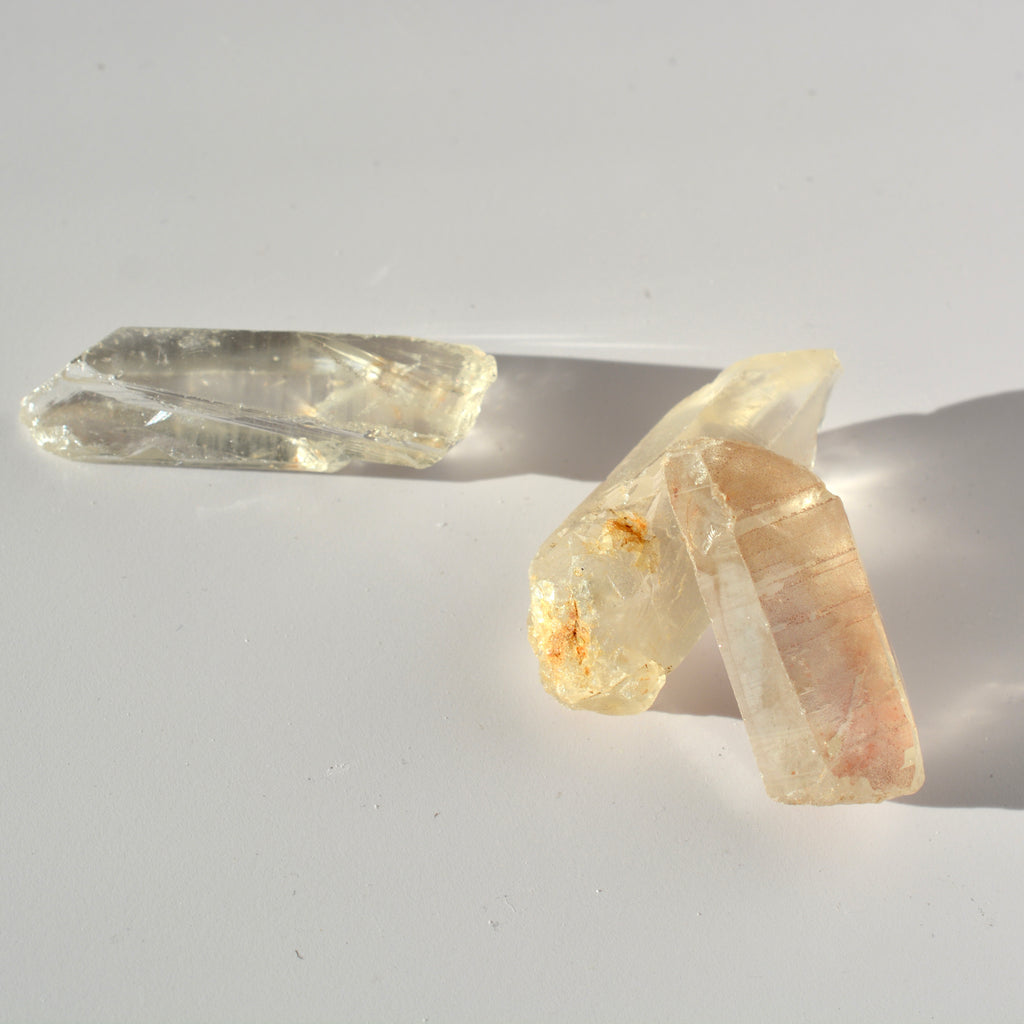 Hematoid Fire Quartz Crystals