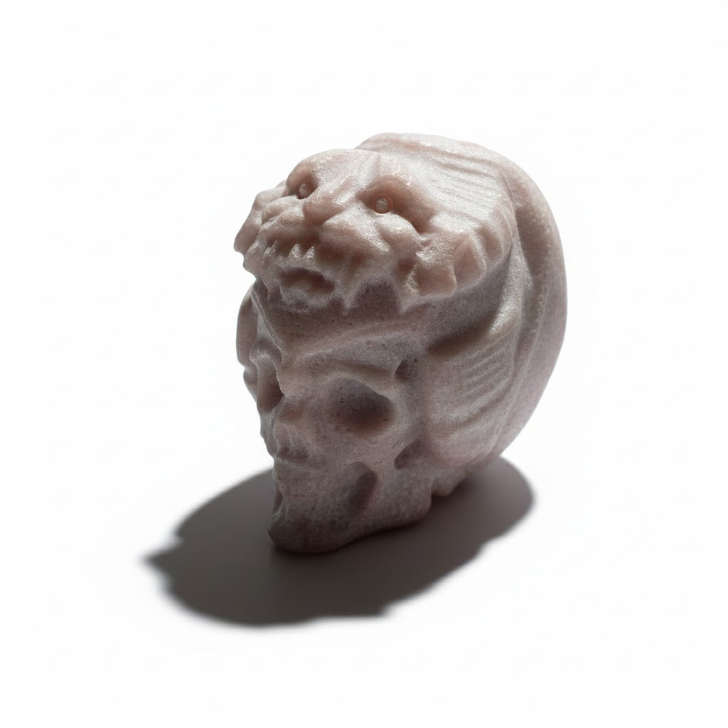 Pink Opal Totem Skull