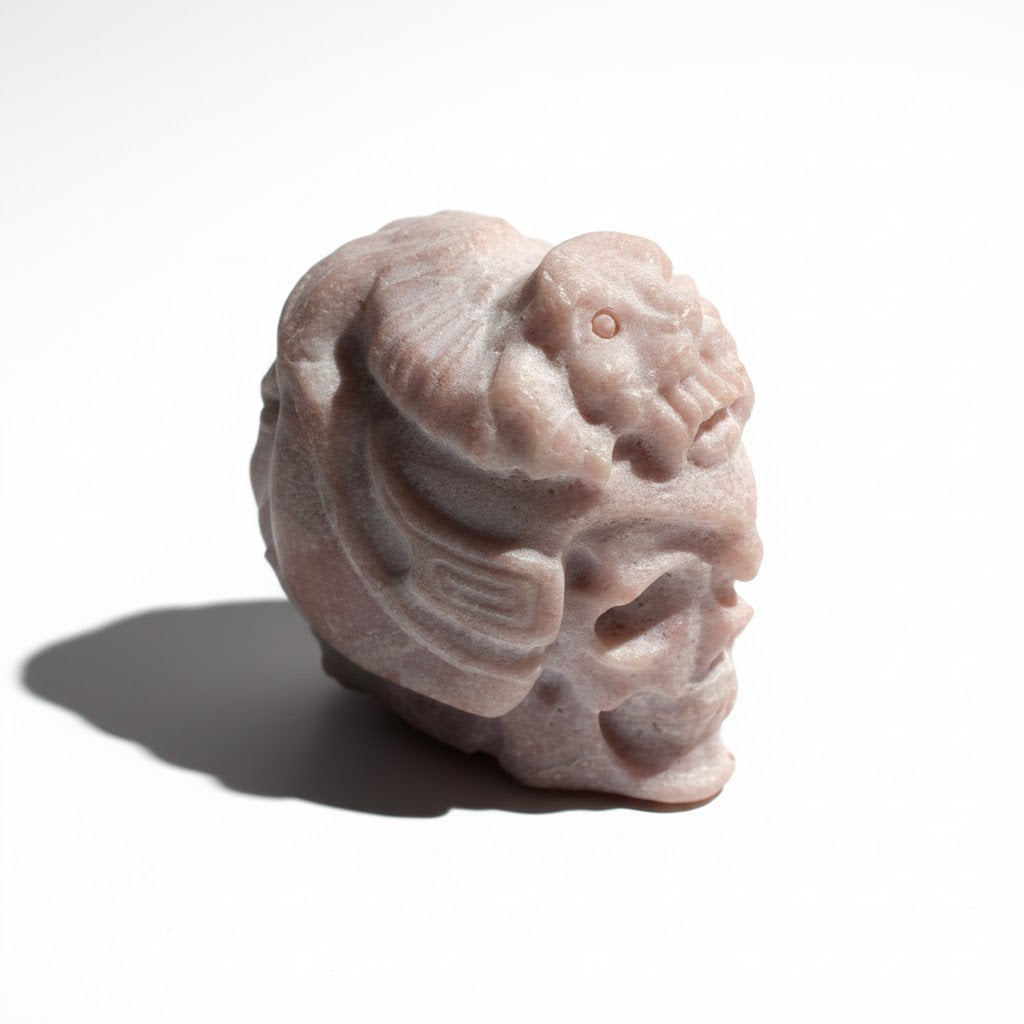 Pink Opal Totem Skull