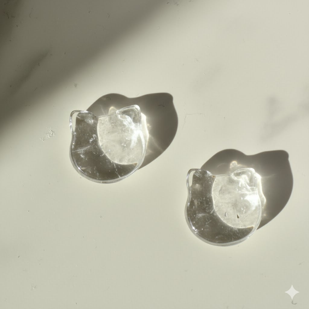 Clear Quartz Kitty