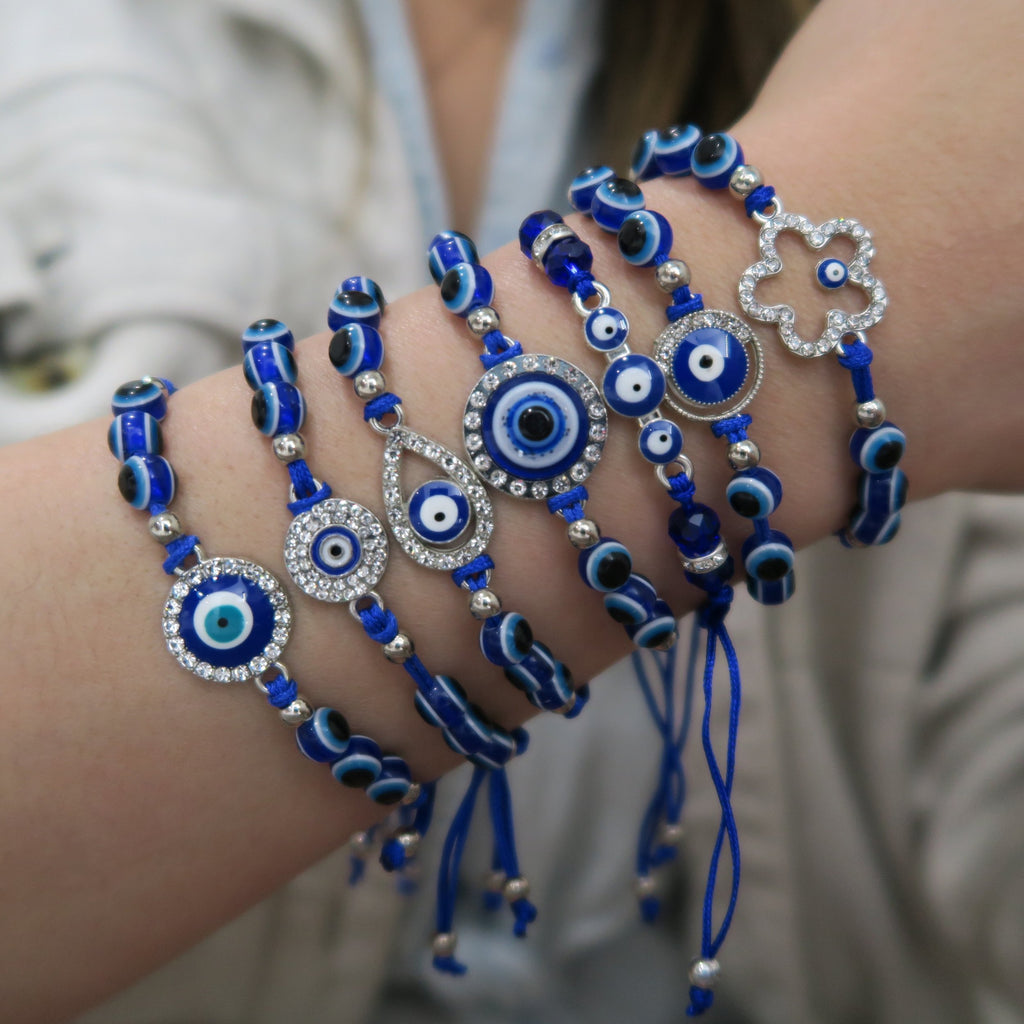All evil eye bracelet – Colorful World Of Gems
