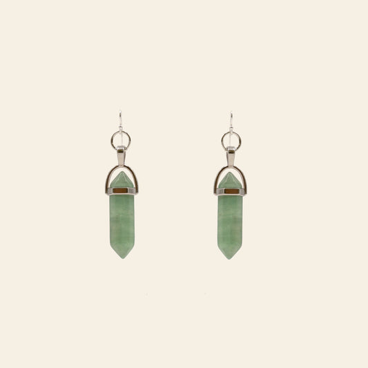 Double Point Crystal Earrings