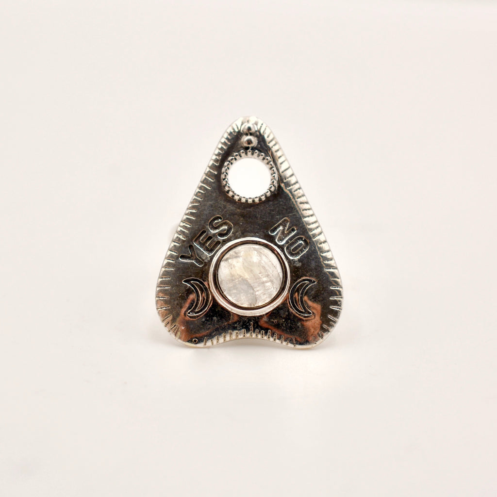 Ouija Planchette Ring - Moonstone