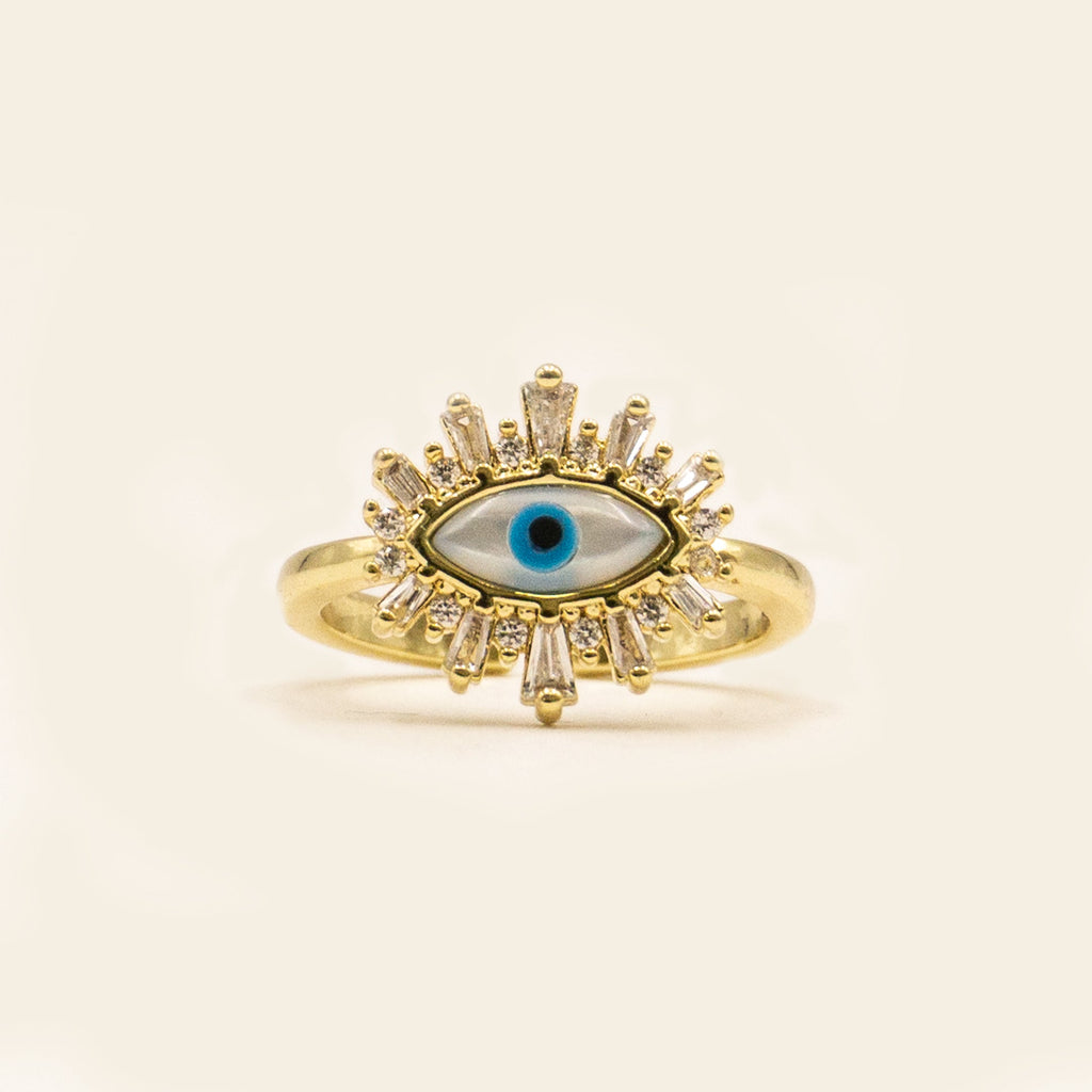 Twinkle Eyes Ring - Gold