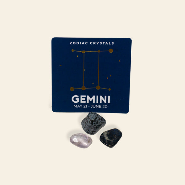 Zodiac Crystals Set - Gemini | ASCEND