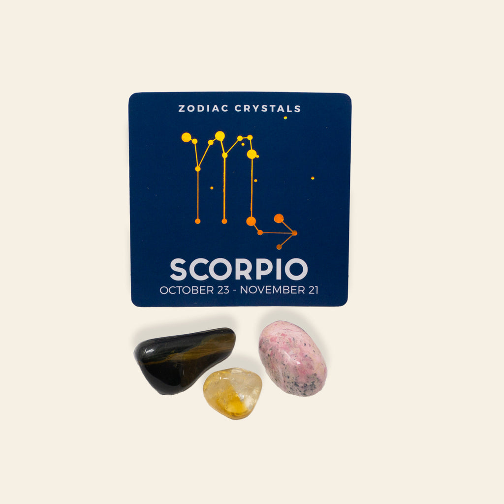 Zodiac Crystals Set - Scorpio